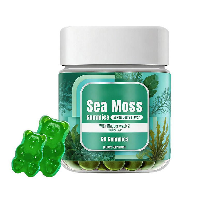跨境海苔软糖混合莓果味Sea Moss Gummies维生素软糖OEM代工