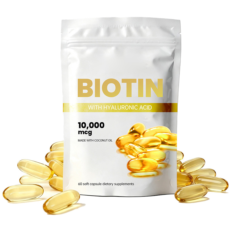 Biotin with Hyaluronic Acid Softgels | BIOTIN WITH HYALURONIC ACID OEM Private Label