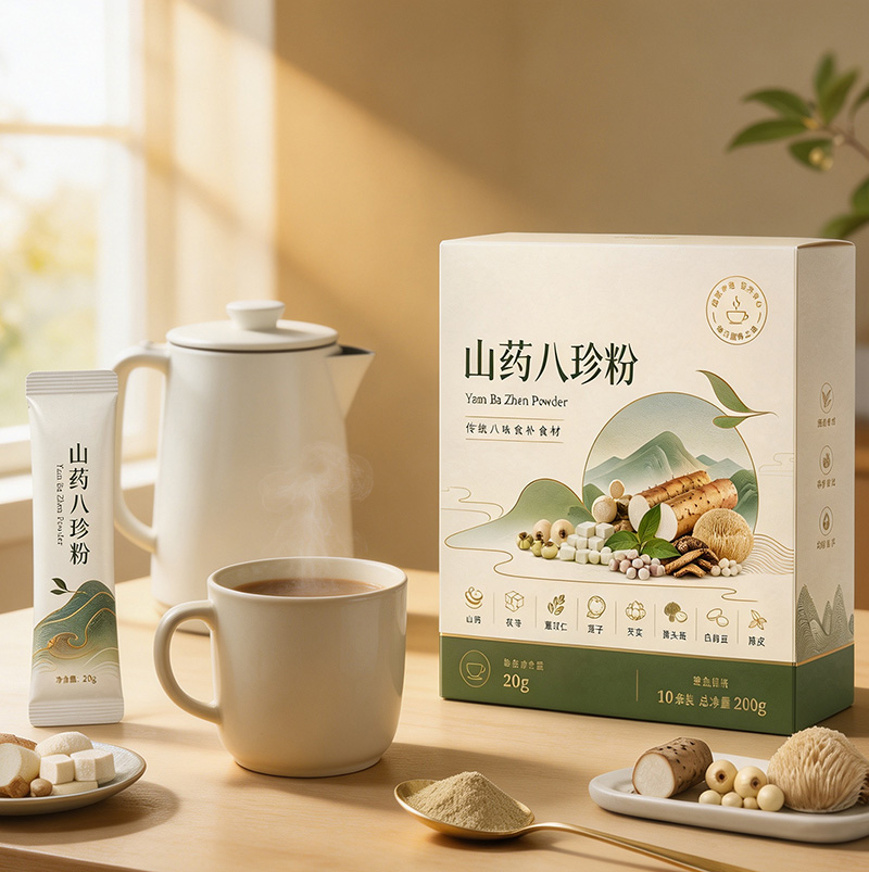 山药八珍粉早餐营养代餐粉猴头菇茯苓芡实薏苡仁粉饱腹食品OEM