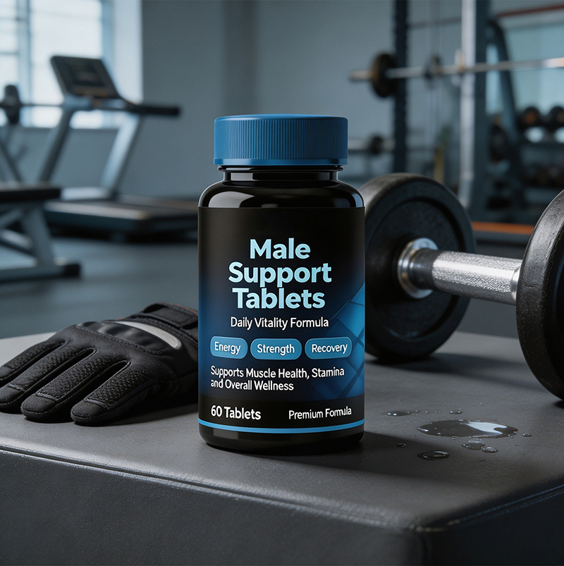 Men's Health Support Tablets | Male Support Tablets with L-Arginine & Vitamins OEM
