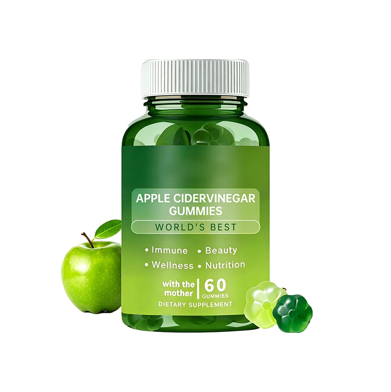 跨境生酮苹果醋软糖APPLE CIDERVINEGAR GUMMIES纯素无糖补充剂OEM