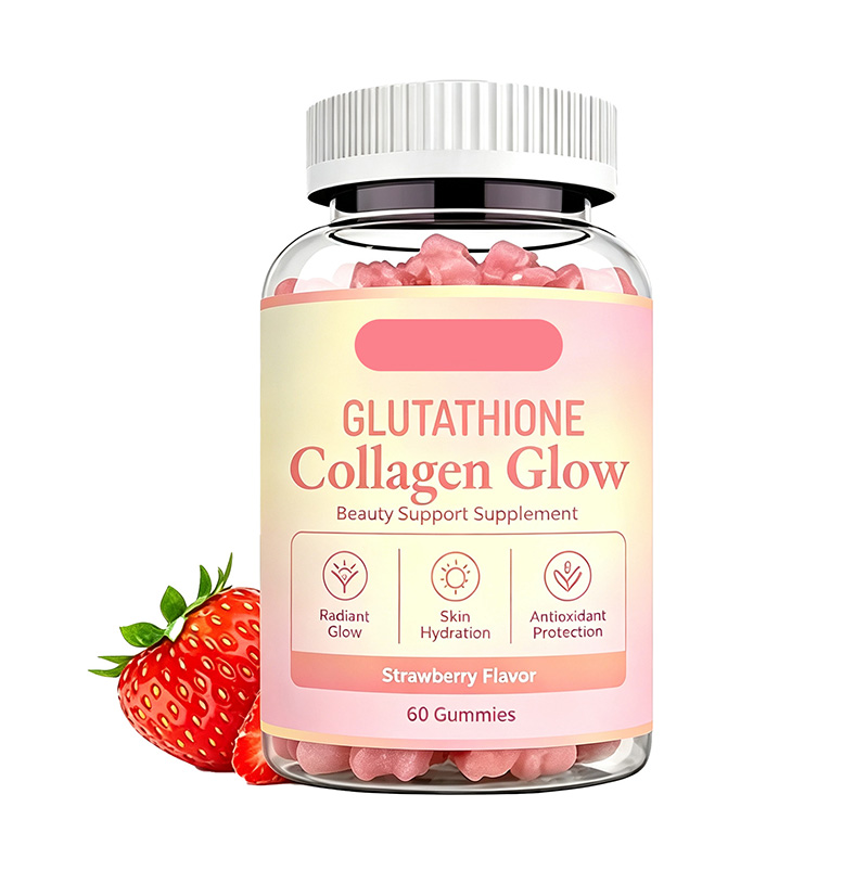 跨境GLUTATHIONE Collagen Glow谷胱甘肽胶原蛋白软糖含透明质酸OEM