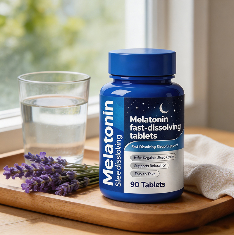 跨境褪黑素速溶片Melatonin fast-dissolving tablets